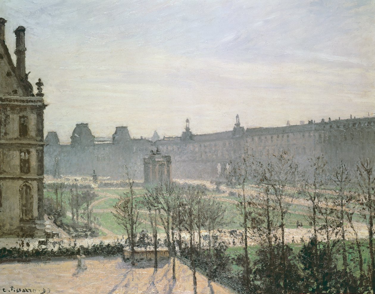A Tuileriák, 1899 alkotó: Camille Jacob Pissarro