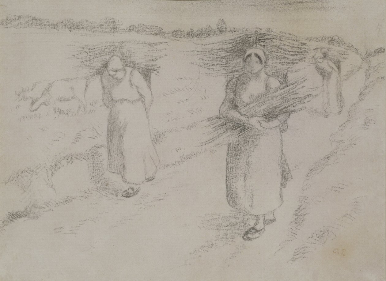 A gallygyűjtők, 1896 körül alkotó: Camille Jacob Pissarro