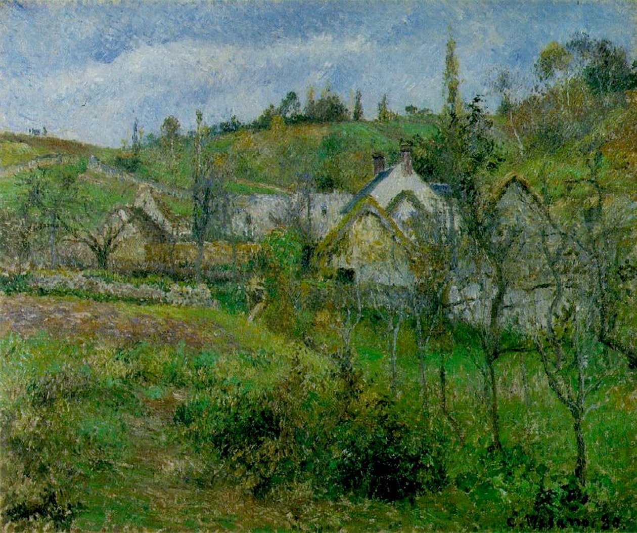 A Valhermeil, Pontoise közelében, 1880 alkotó: Camille Jacob Pissarro