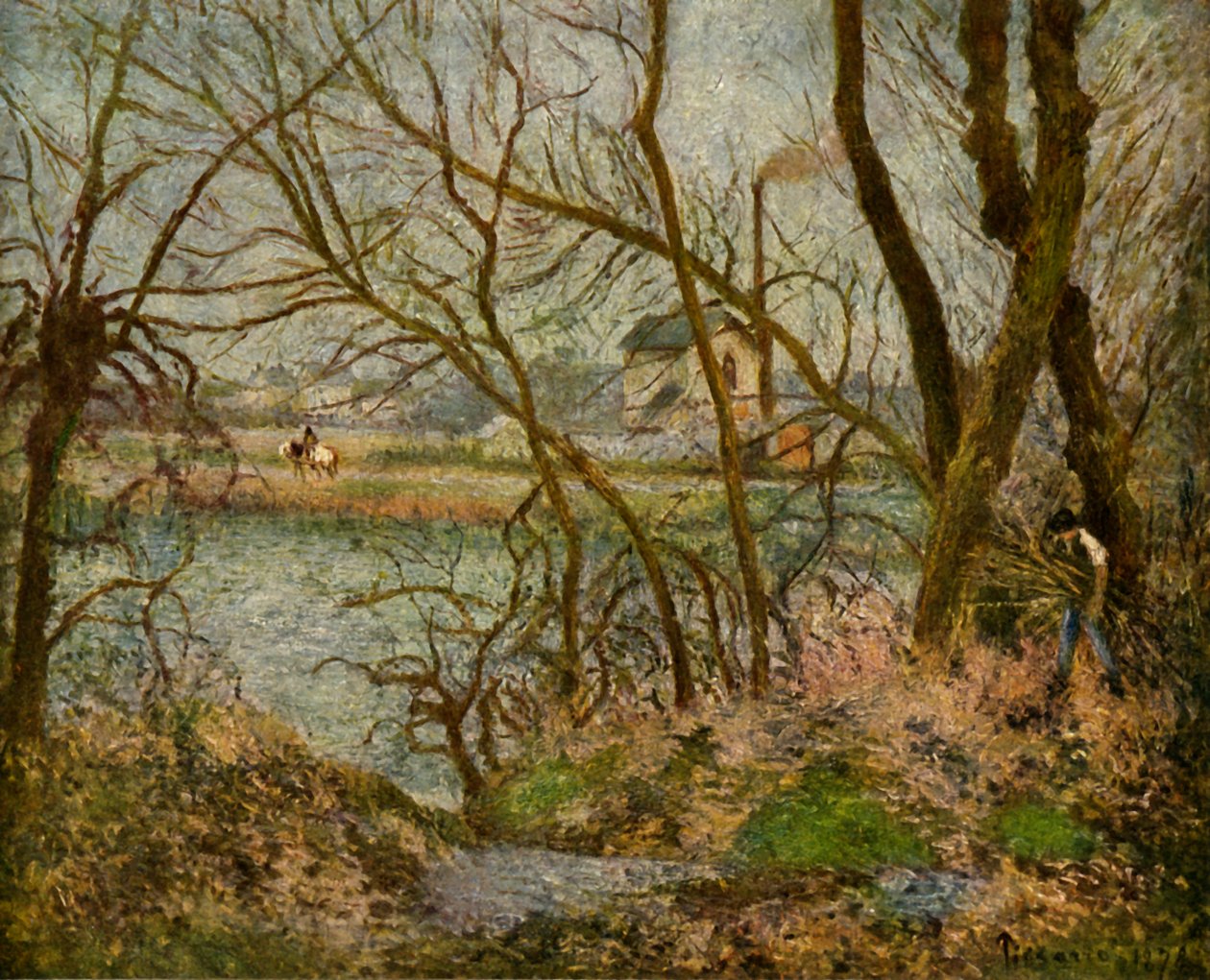 A favágó, 1878, 1939. alkotó: Camille Jacob Pissarro