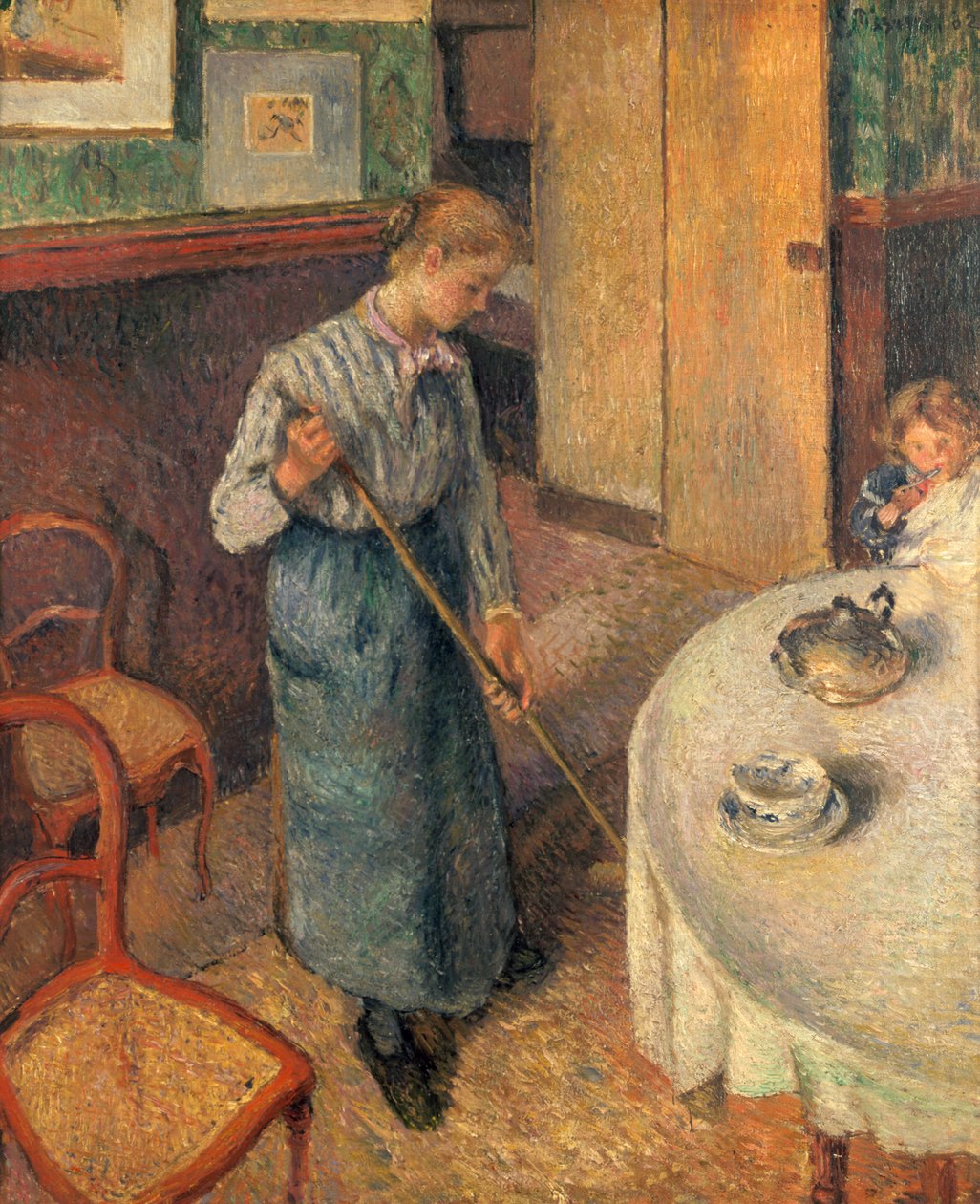 Az ifjú szolga, 1882 alkotó: Camille Jacob Pissarro