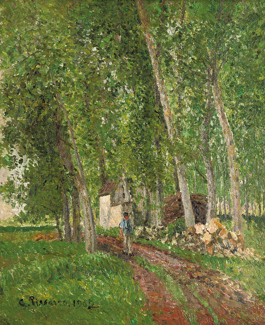 Aljnövényzet Moretnél, 1902 alkotó: Camille Jacob Pissarro