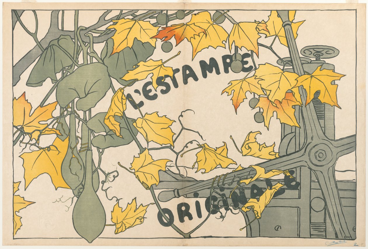A LEstampe Original borítója, 1894. alkotó: Camille Martin