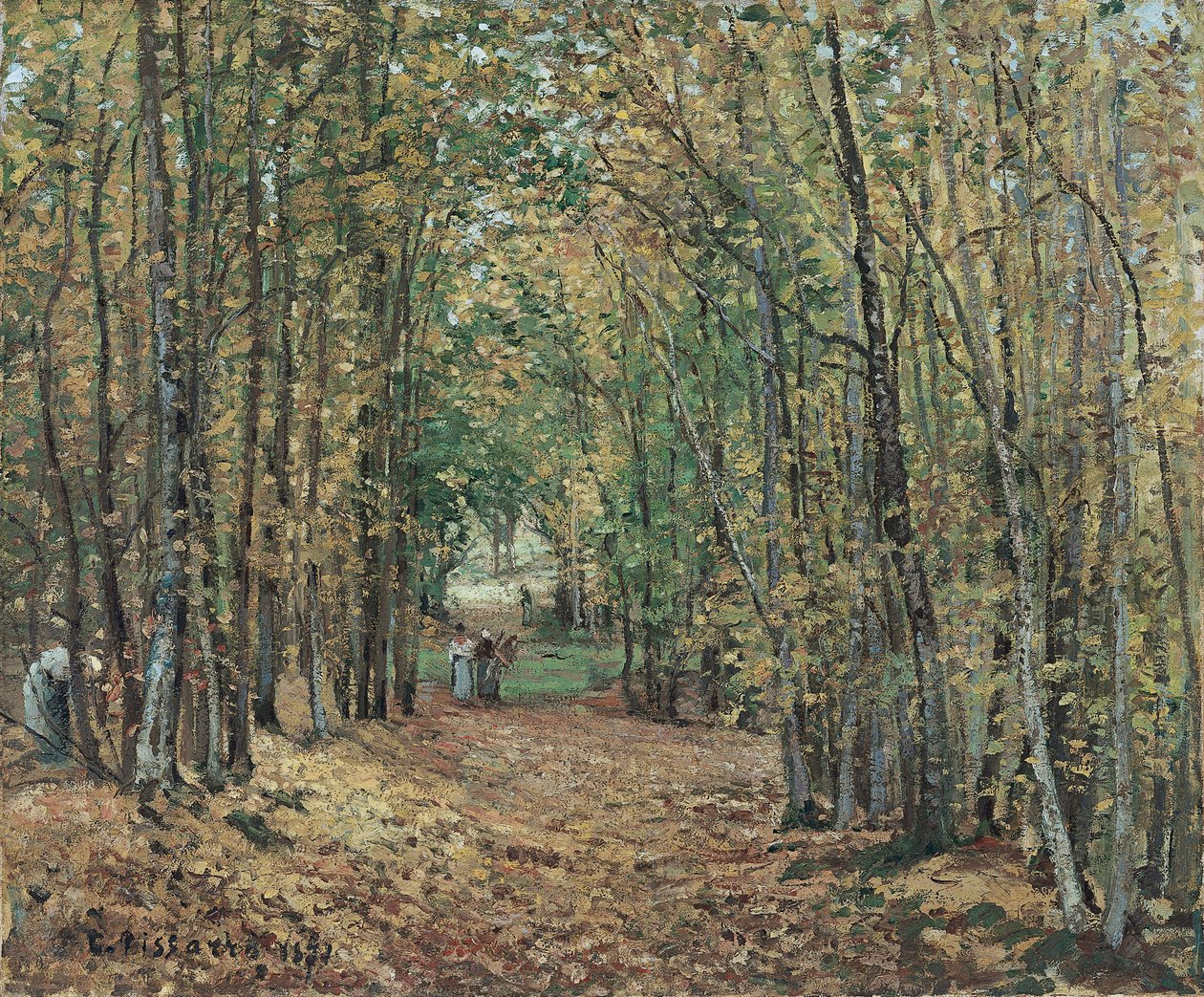 Avenue a Parc de Marly-ban alkotó: Camille Pissarro