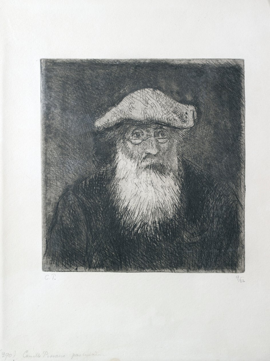 Camille Pissarro, egyedül, 1890 alkotó: Camille Pissarro