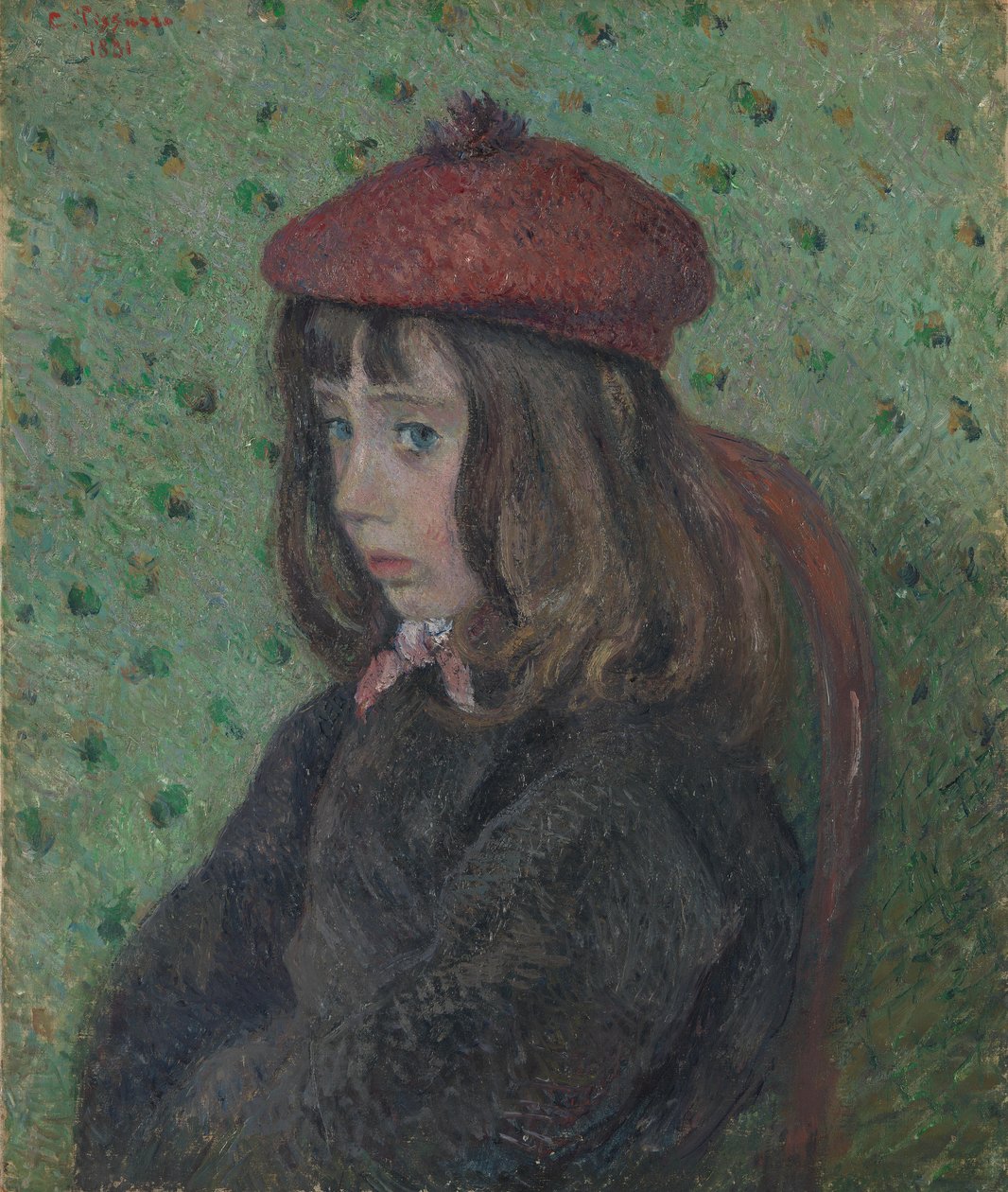 Felix Pissarro vörös berettel alkotó: Camille Jacob Pissarro