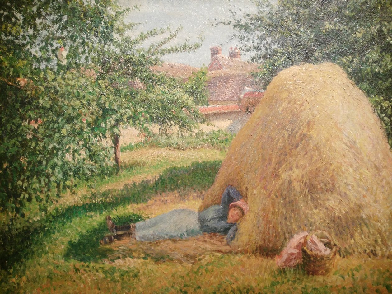 Francia: La Sieste, Éragny
Német: Sieste, Éragny alkotó: Camille Pissarro