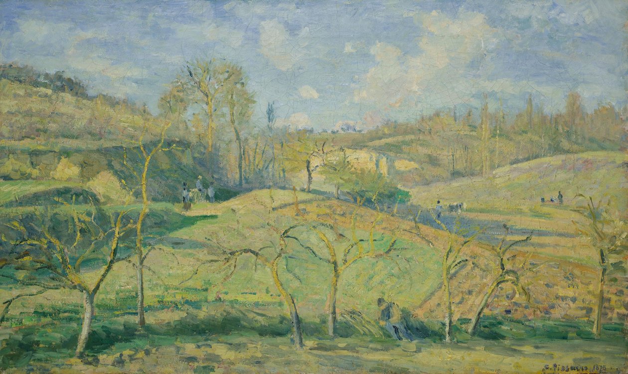 Március Nap, Pontoise alkotó: Camille Pissarro
