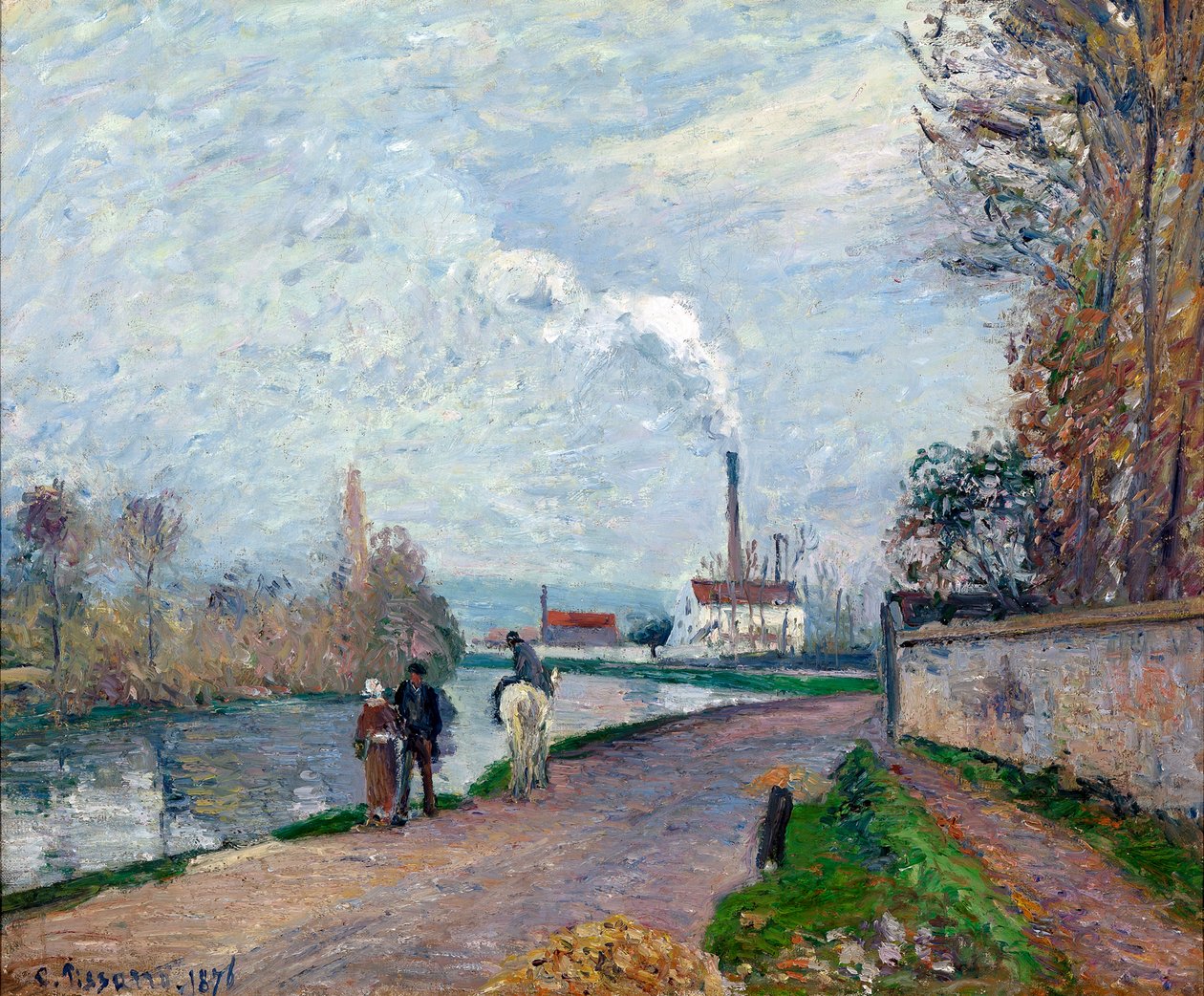 Oise In Pontoise alkotó: Camille Pissarro