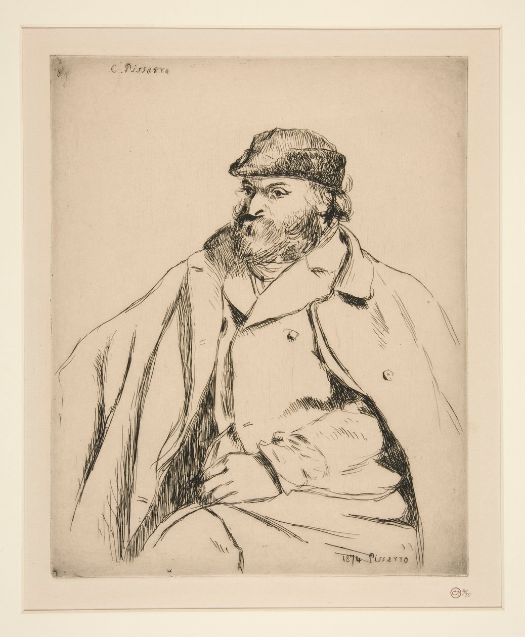 Paul C?zanne (C?zanne portréja) alkotó: Camille Pissarro