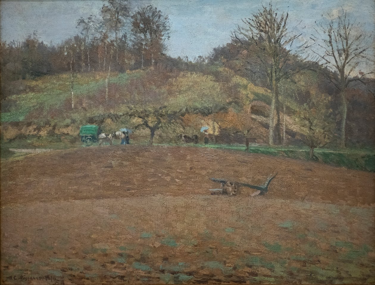 Felszántott Föld alkotó: Camille Pissarro