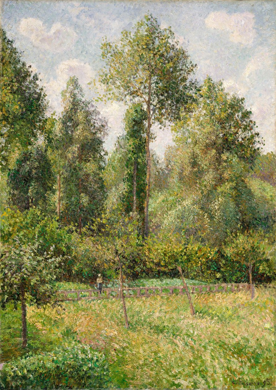 Nyárfák, Éragny alkotó: Camille Jacob Pissarro