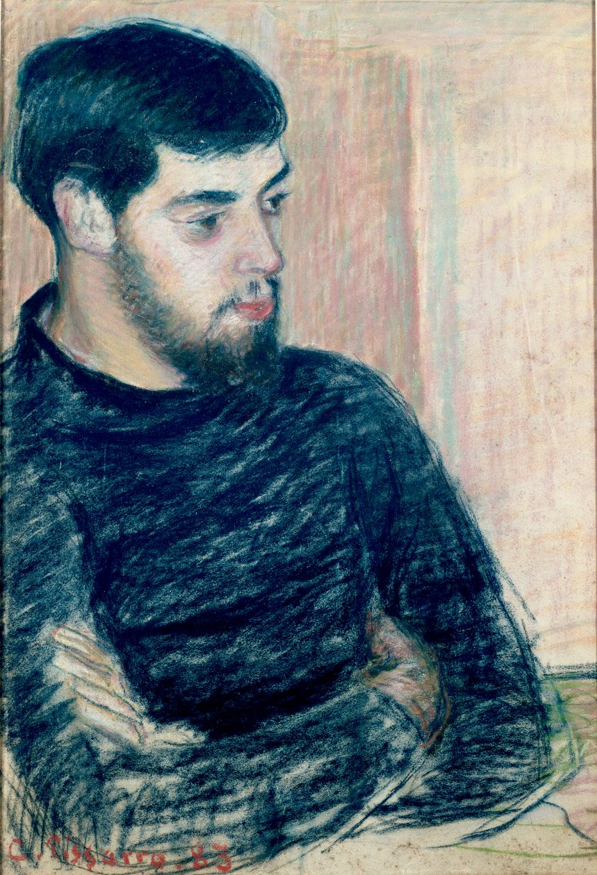 Lucien Pissarro portréja 1863-1944, 1883 alkotó: Camille Pissarro