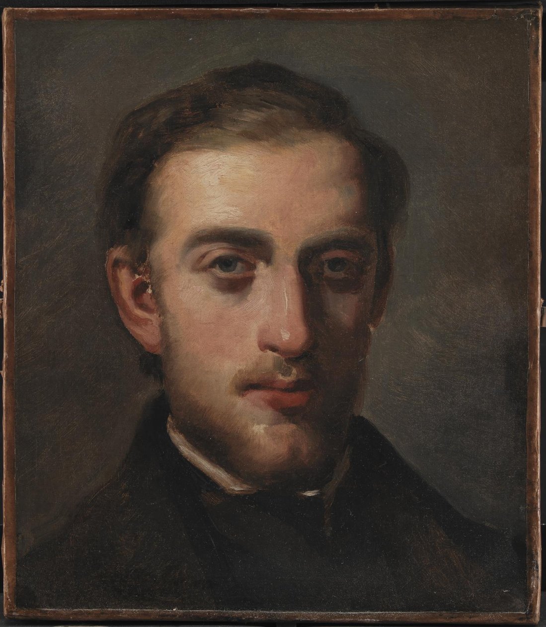 Fritz Melbye (1826-69) festő portréja alkotó: Camille Pissarro