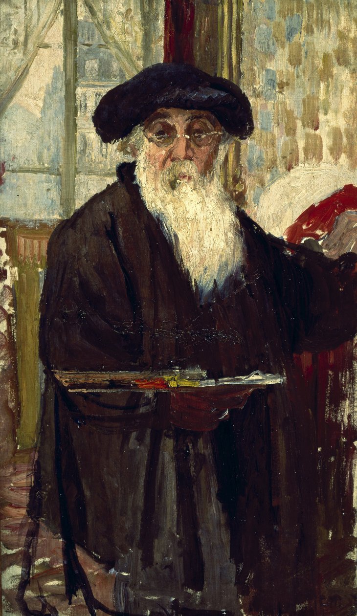 Önarckép, 1898 körül (olaj, vászon) alkotó: Camille Jacob Pissarro