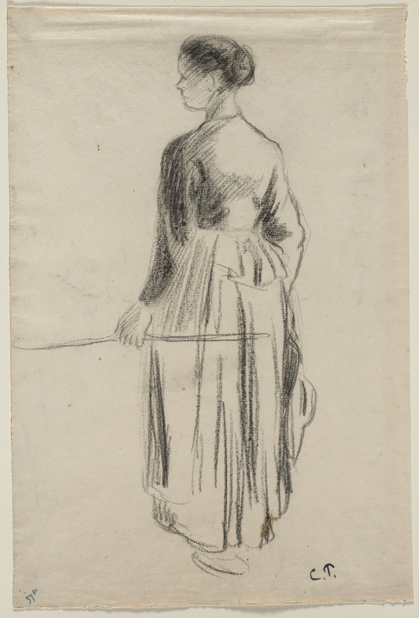 A tehenésznő, Eragny alkotó: Camille Pissarro