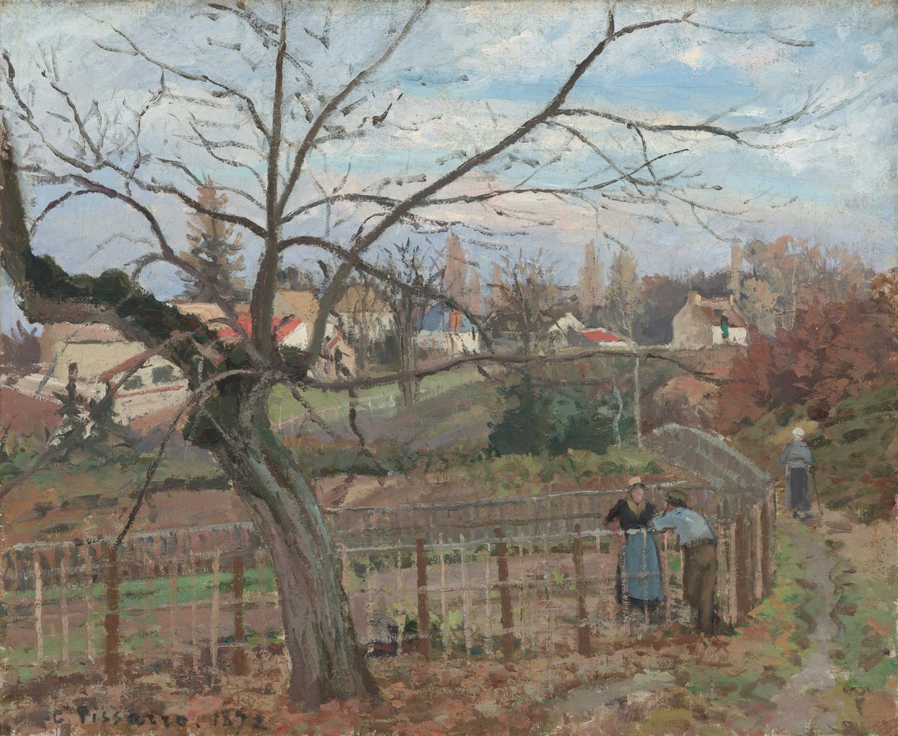 A kerítés alkotó: Camille Pissarro
