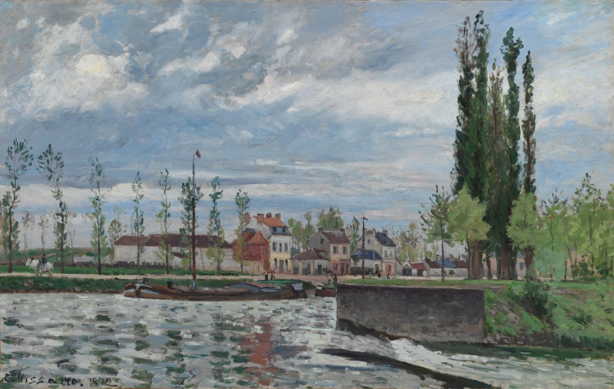 Pontoise-i zár alkotó: Camille Pissarro