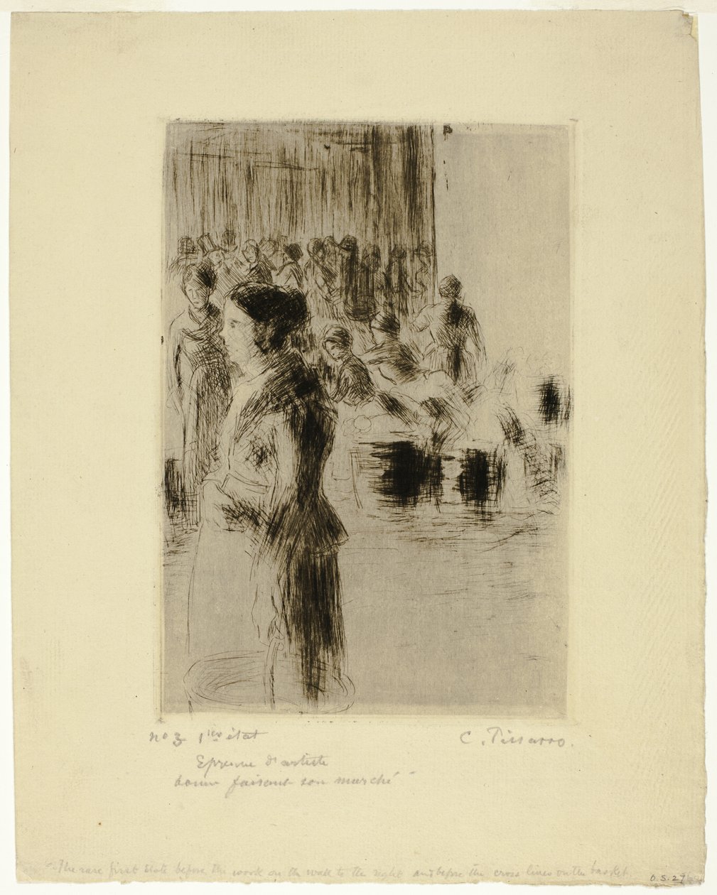 A szobalány vásárlás alkotó: Camille Pissarro