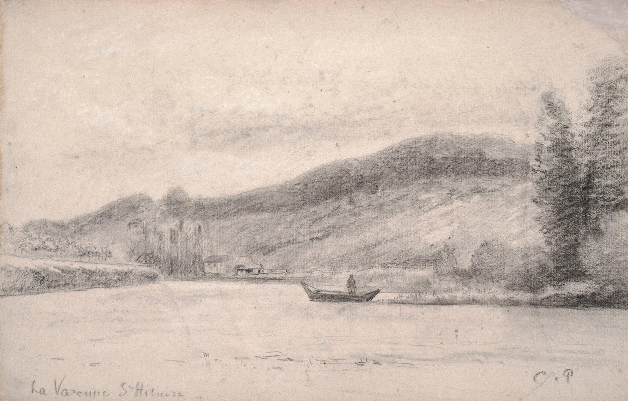 A Marne-folyó Varenne-Saint-Hilaire-nél, 1863-65 alkotó: Camille Jacob Pissarro
