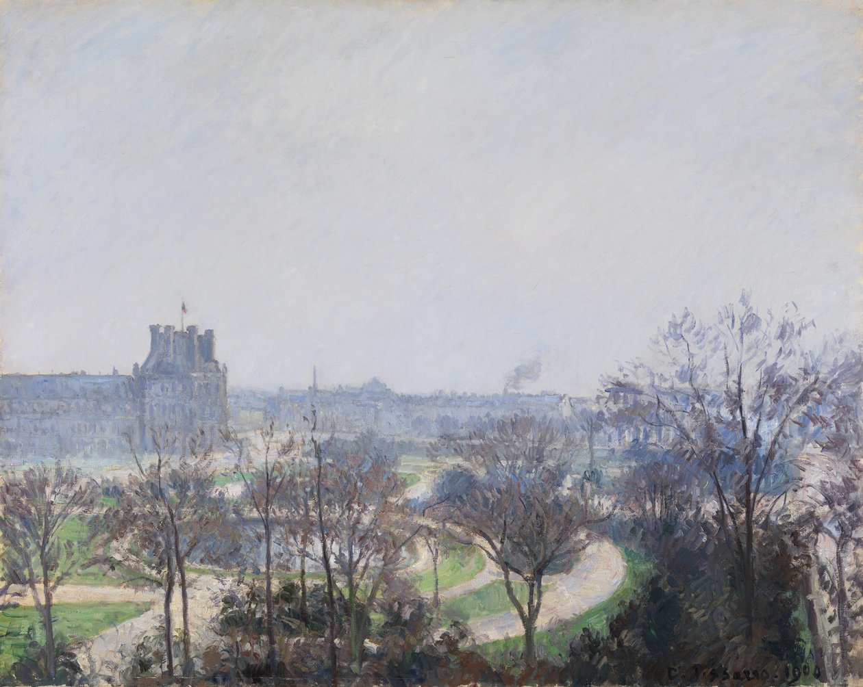 Tuileries Gardens alkotó: Camille Pissarro