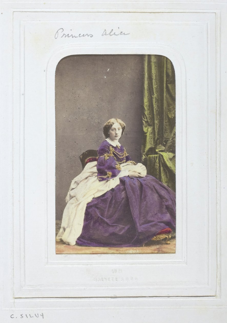 Alice hercegnő, 1860-69. alkotó: Camille Silvy
