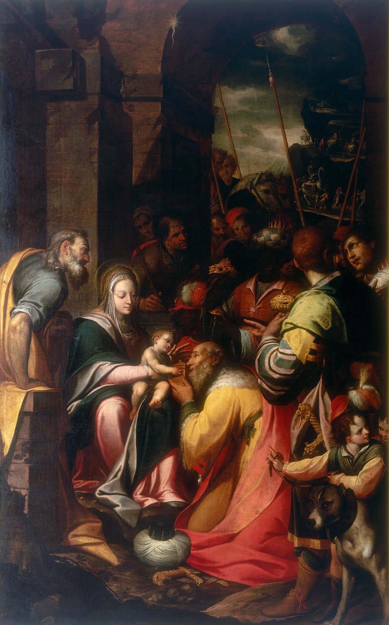 A mágusok imádása, Camillo Procaccini munkája, a modenai Galleria Estense-ben konzervált alkotó: Camillo Procaccini