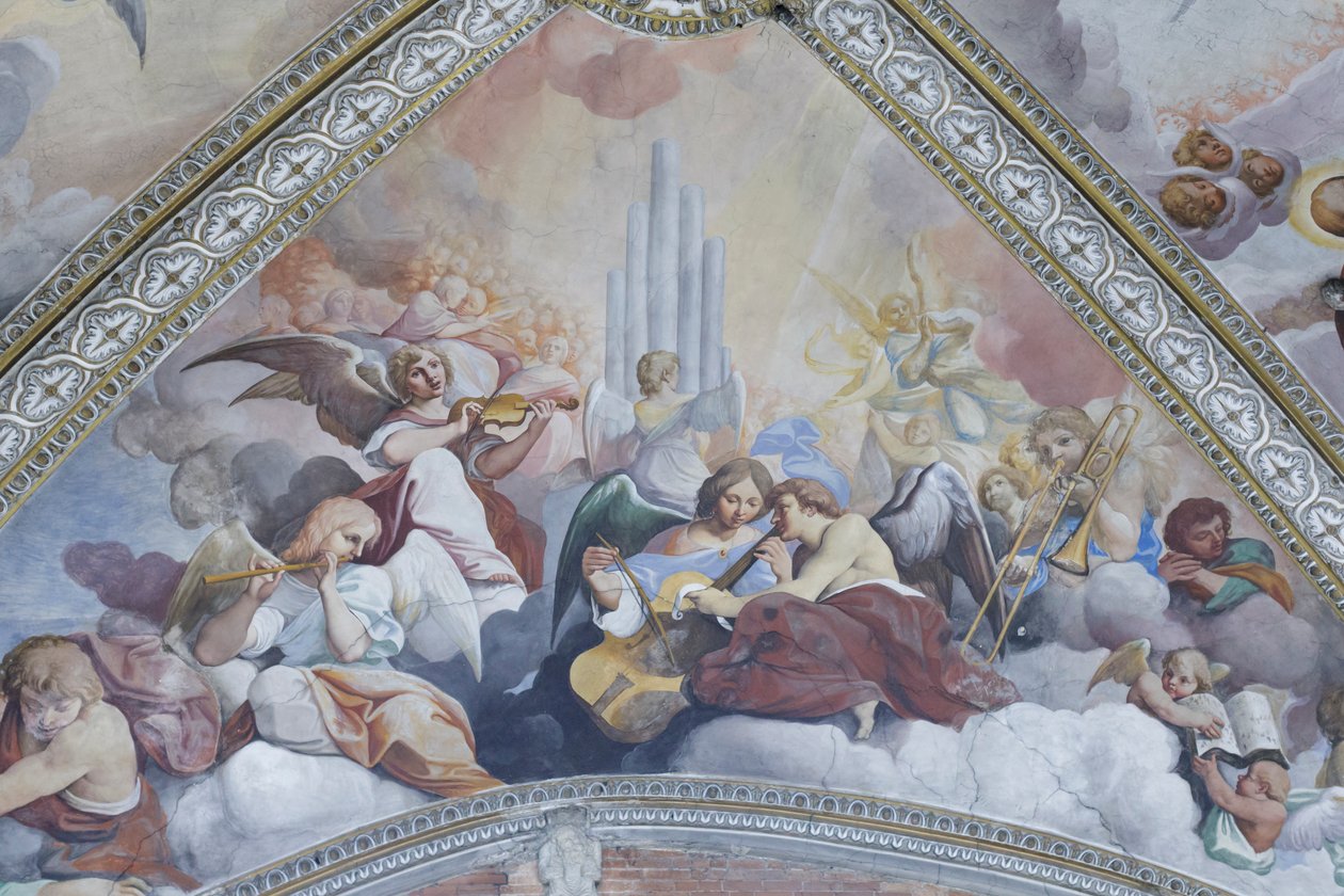 A Szűzanyának szentelt freskóciklus, részlet alkotó: Camillo Procaccini