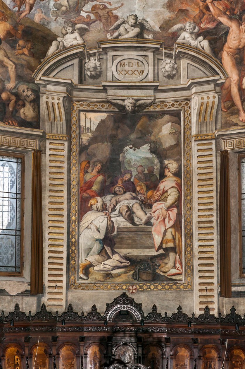 Krisztus siralma (freskó) alkotó: Camillo Procaccini