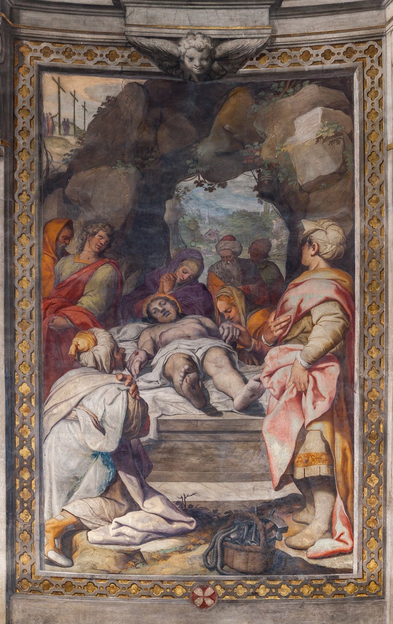Krisztus siralma (freskó) alkotó: Camillo Procaccini