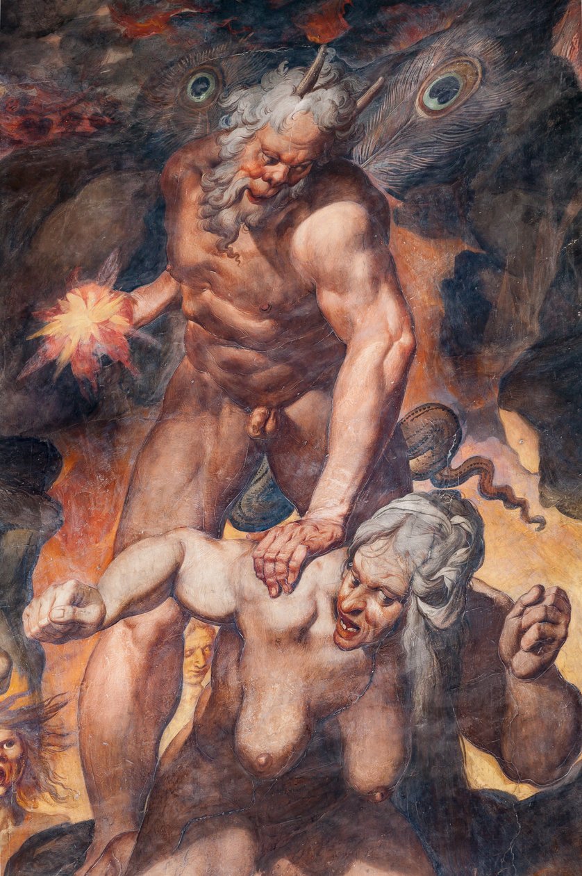Utolsó ítélet, részlet (freskó) alkotó: Camillo Procaccini