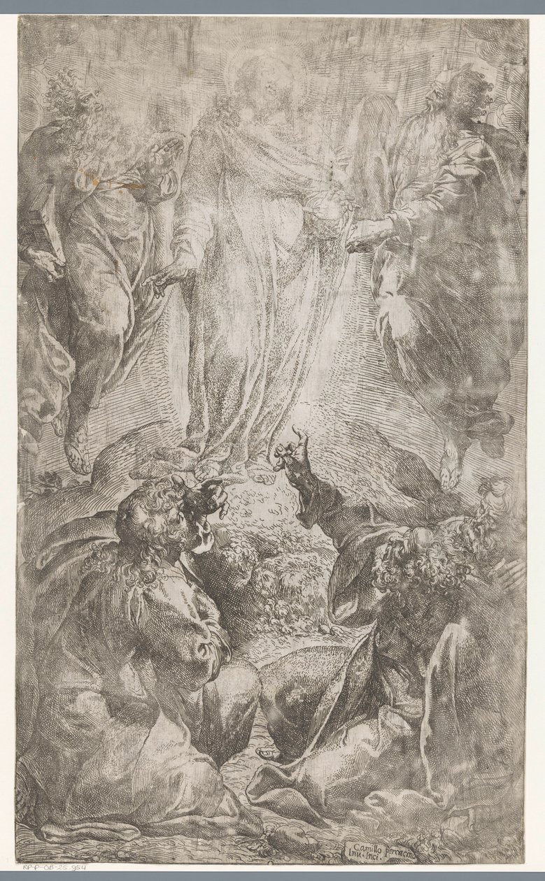 Krisztus színeváltozása a Tábor hegyen alkotó: Camillo Procaccini