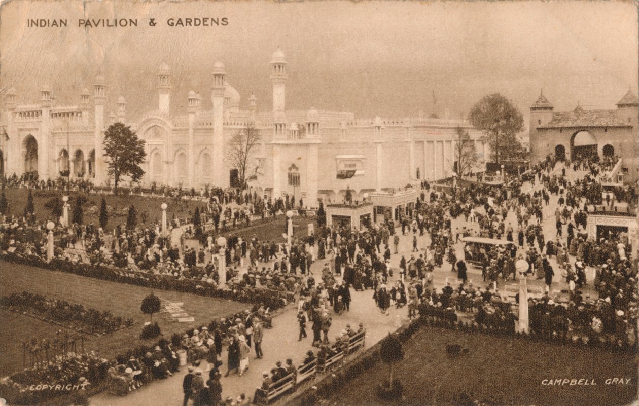 „Indian Pavilion & Gardens”, 1925. alkotó: Campbell Gray