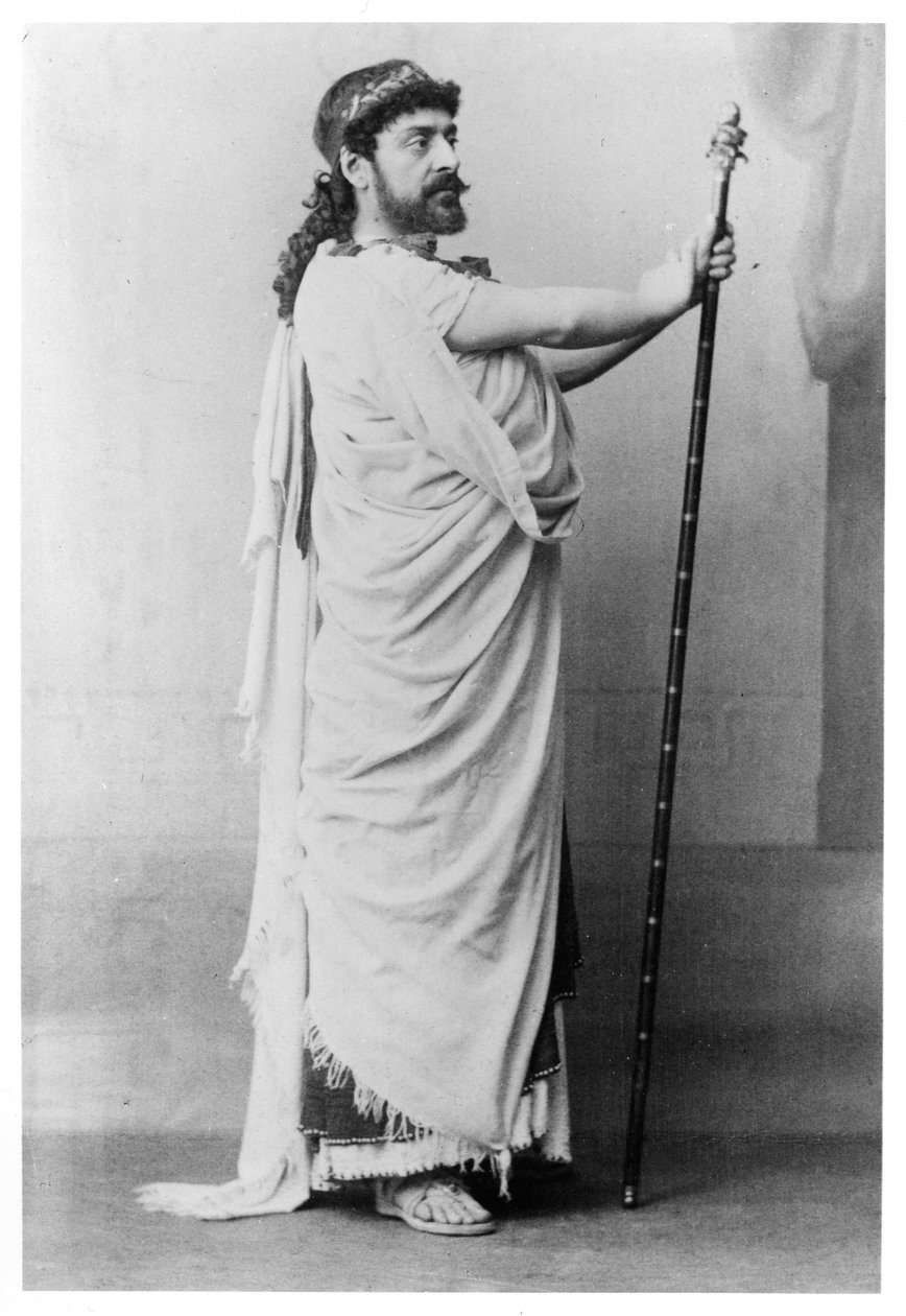 Mounet-Sully (1841-1916) Oidipuszként Szophoklész „Oidipus Rex” című művében (i.e. 496-406) alkotó: Camus