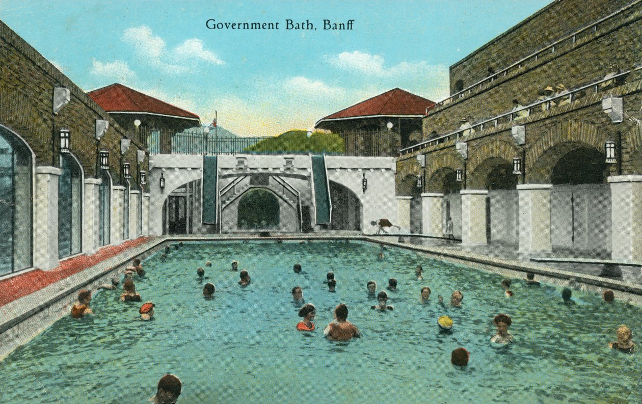Government Bath, Banff, Alberta, Kanada (színes fotó) alkotó: Canadian Photographer