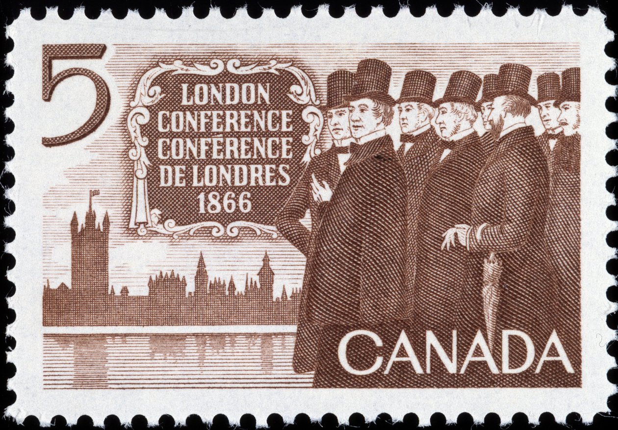 Kanadai bélyeg a londoni konferencián alkotó: Canadian School