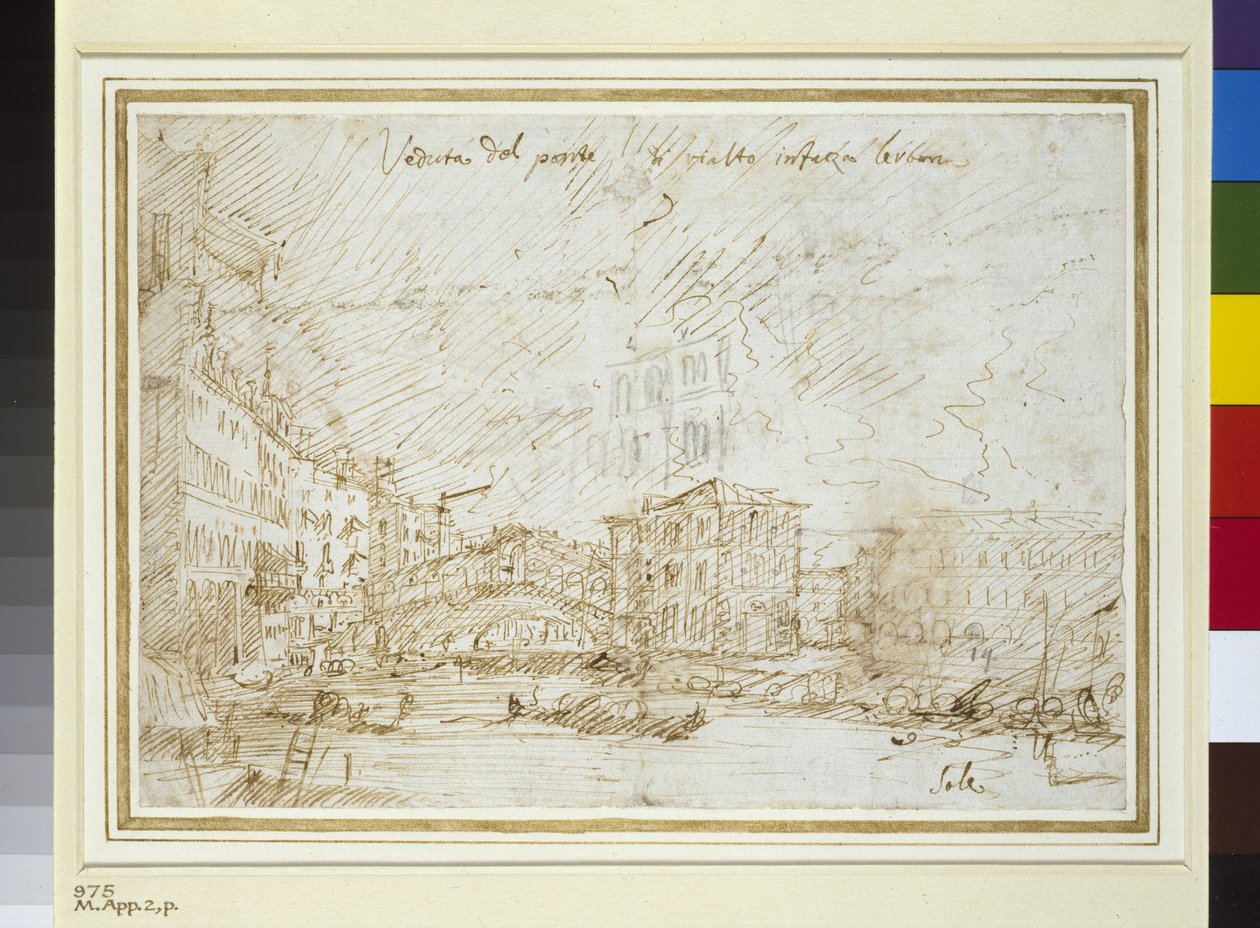 A Rialto híd alkotó: Giovanni Antonio Canal