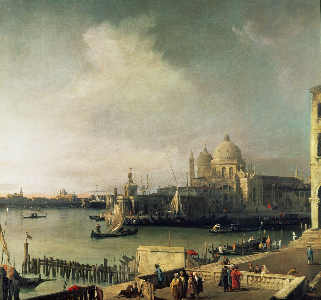 Kilátás Velencére alkotó: Giovanni Antonio Canal