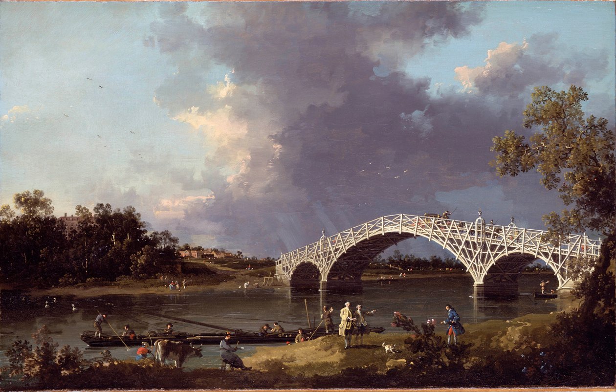 A Walton híd látványa alkotó: Canaletto