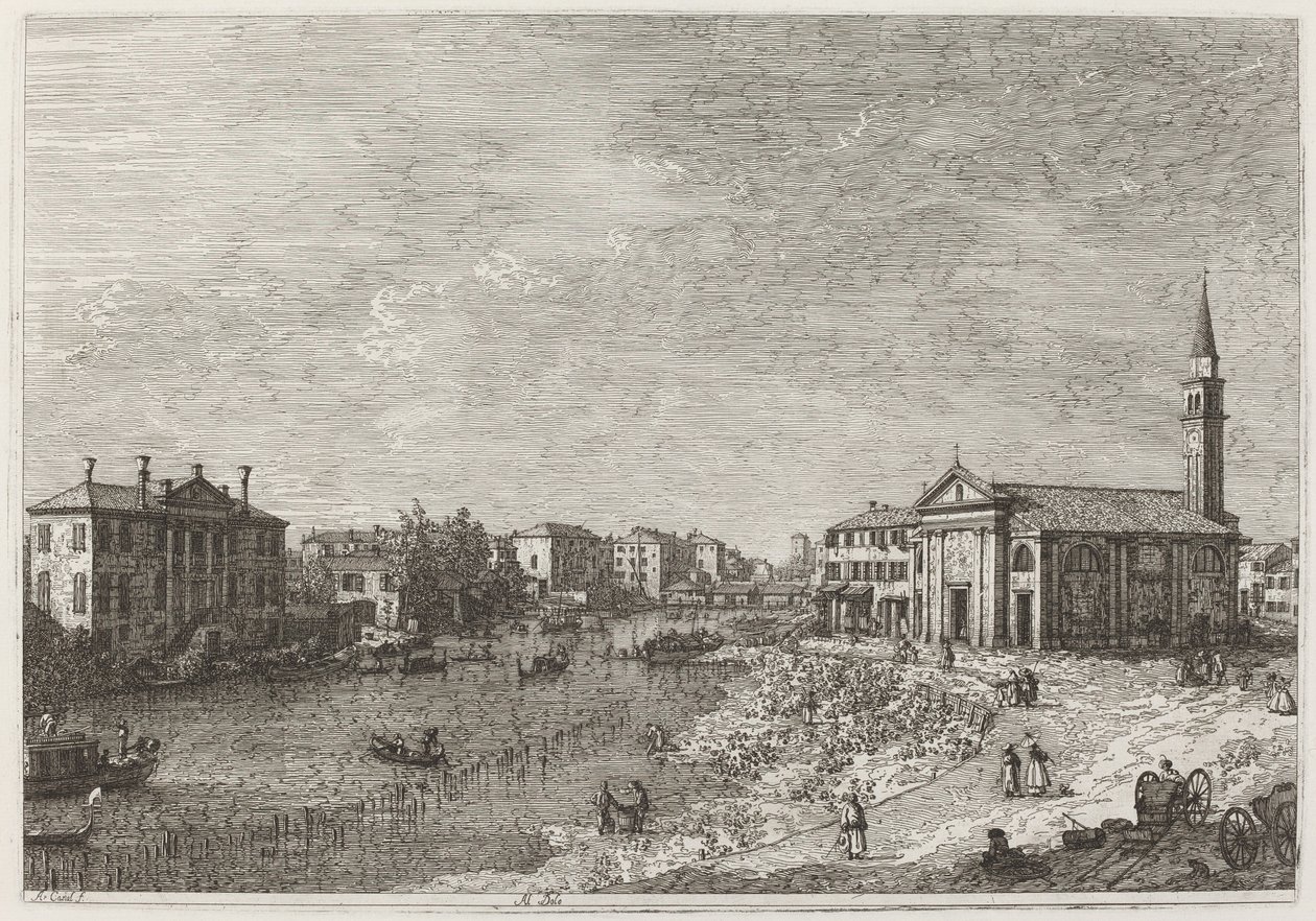 Al Dolo, c. 17351746. alkotó: Canaletto