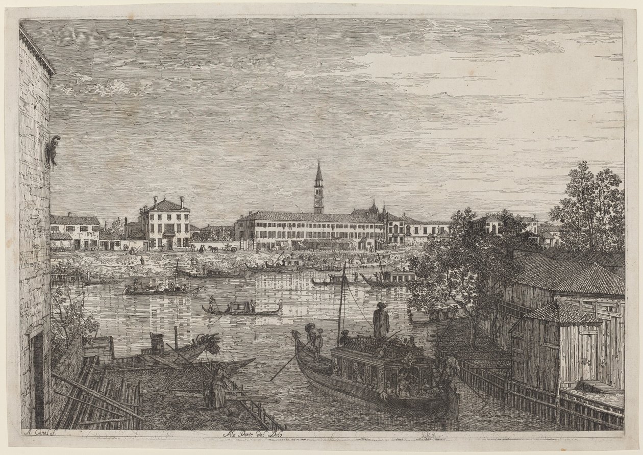 Ale Porte del Dolo alkotó: Canaletto