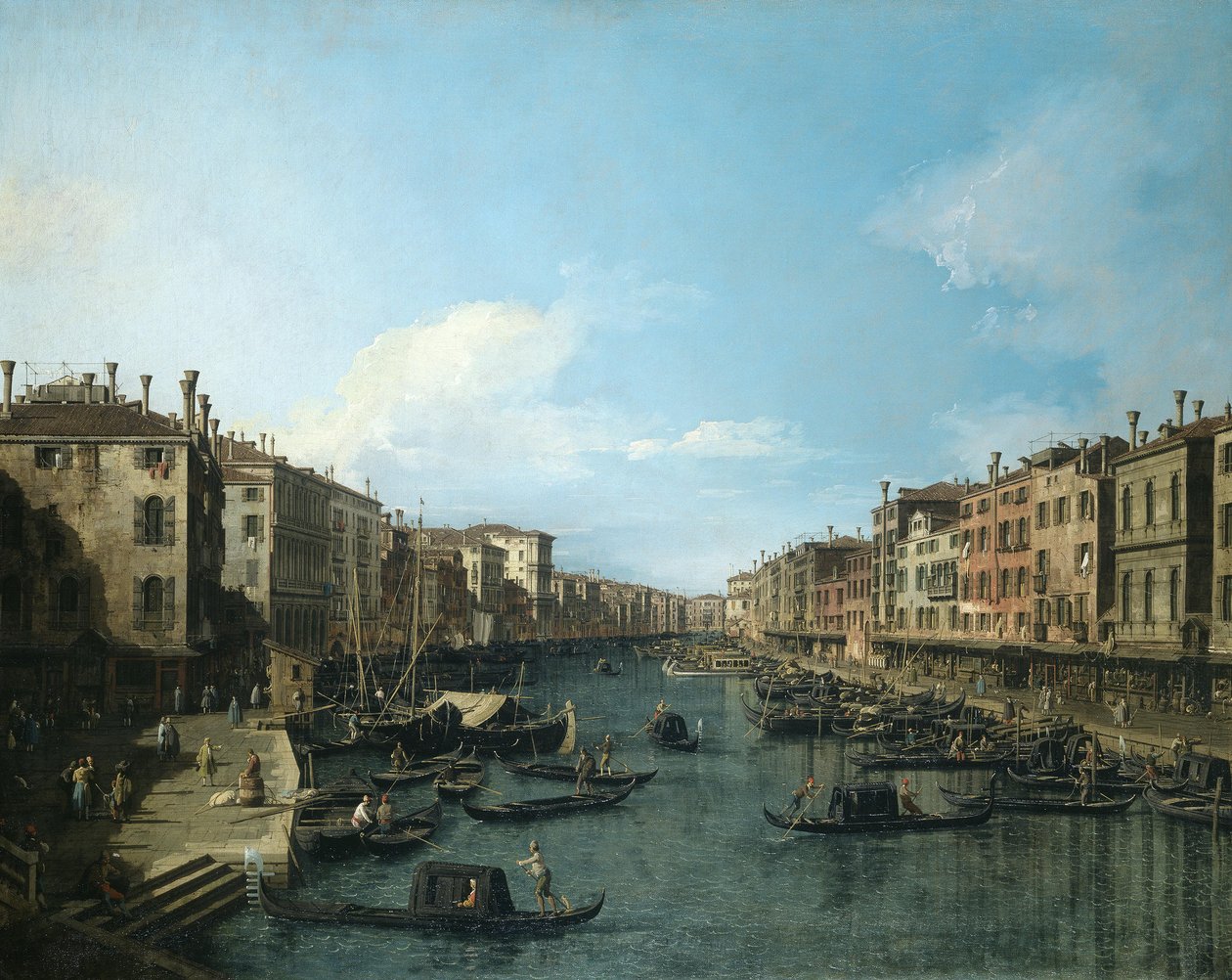 Canaletto - Canal Grande, 1738-42 alkotó: Canaletto