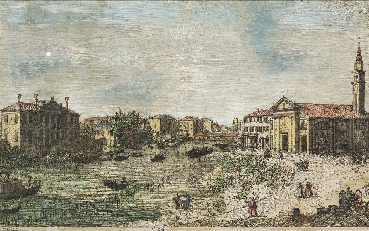 Canaletto Al Dolo színezett alkotó: Canaletto