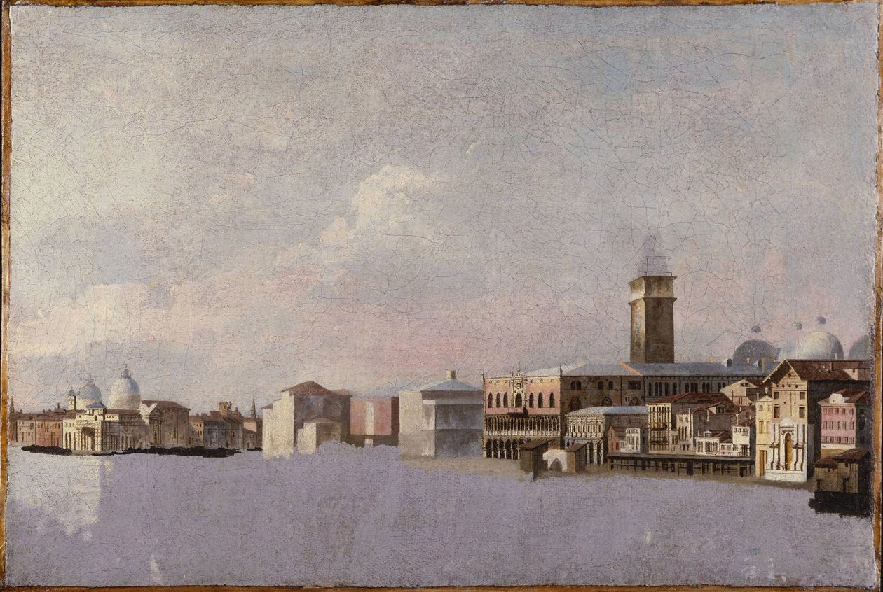 A velencei Canal Grande bejárata alkotó: Canaletto