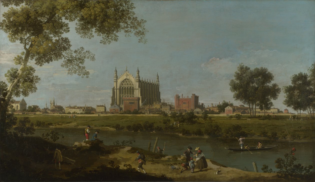 Eton College, c. 1754 alkotó: Giovanni Antonio Canal