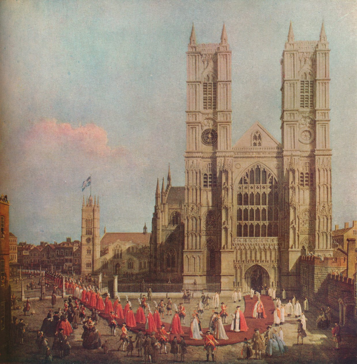 Fürdőrendi körmenet, 1749, 1929 alkotó: Giovanni Antonio Canal