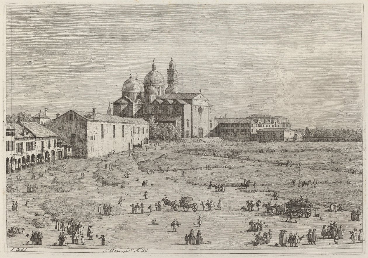 S. Giustina in pra della Vale alkotó: Canaletto