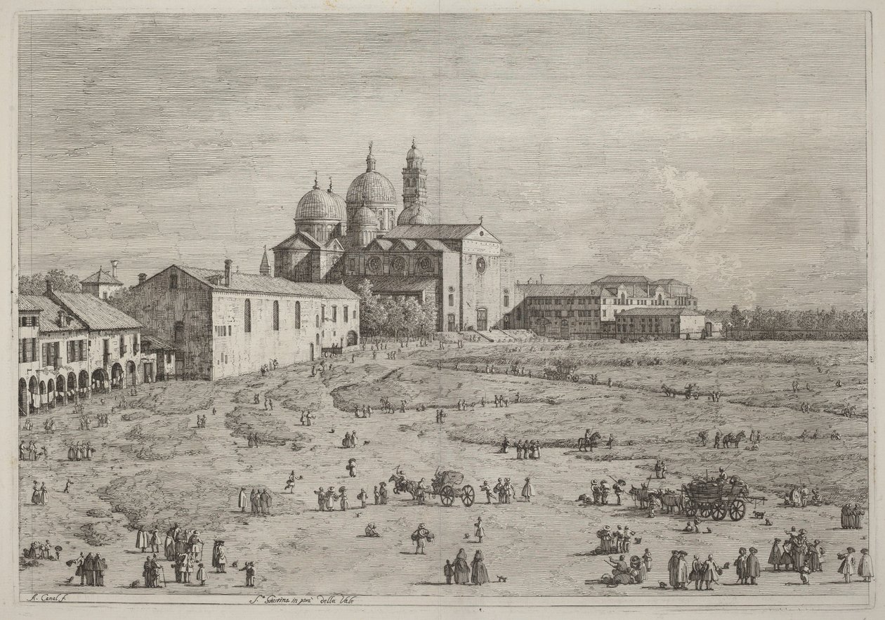 Santa Giustina in Prà della Valle alkotó: Canaletto