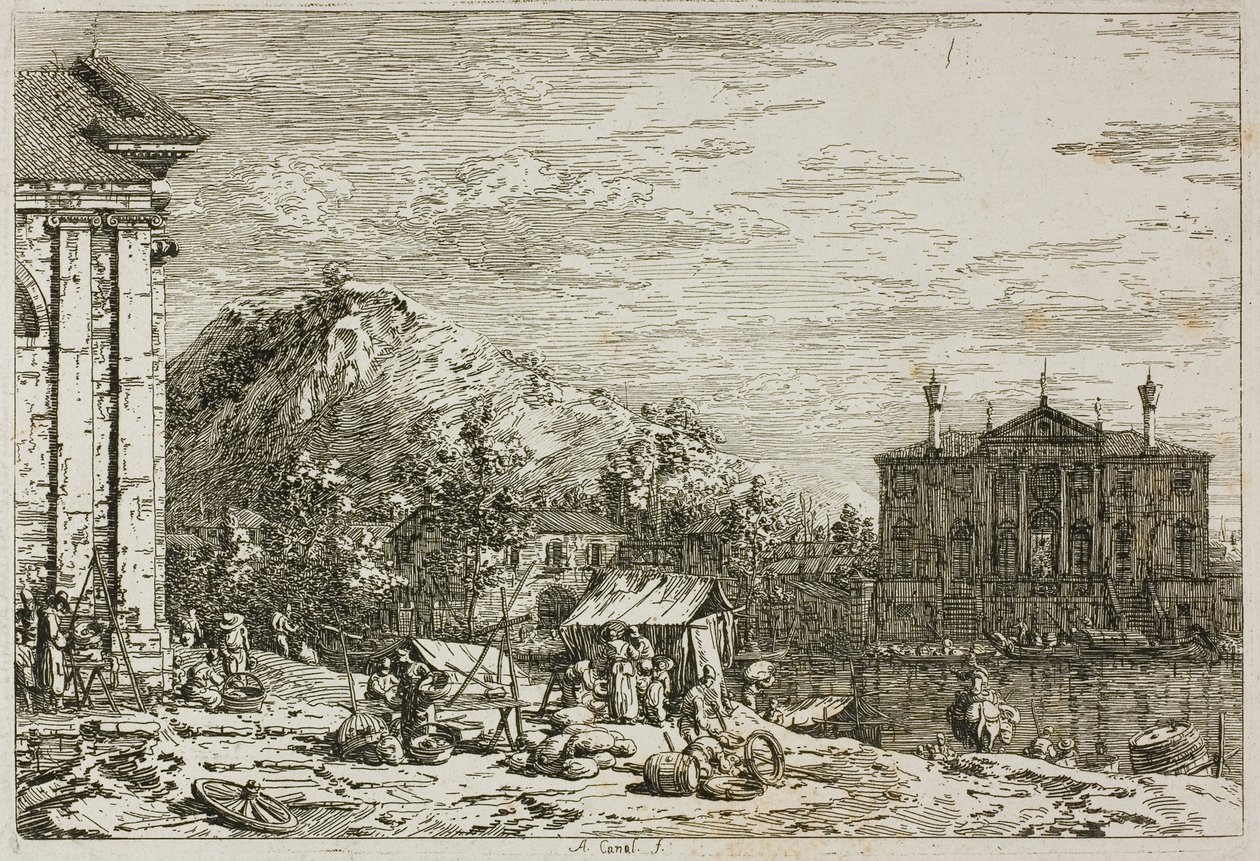 Dolo piaca, Vedute-ból alkotó: Canaletto