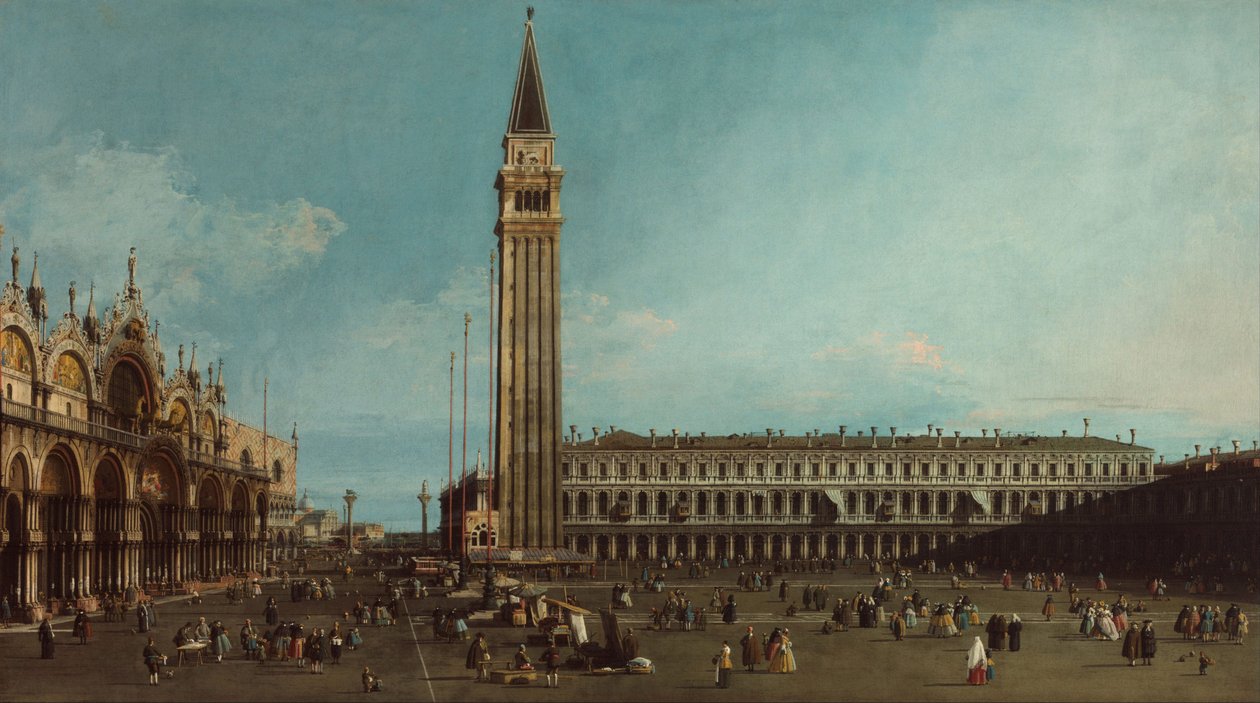 A Piazza San Marco, Velence, 1742-1745 alkotó: Giovanni Antonio Canal